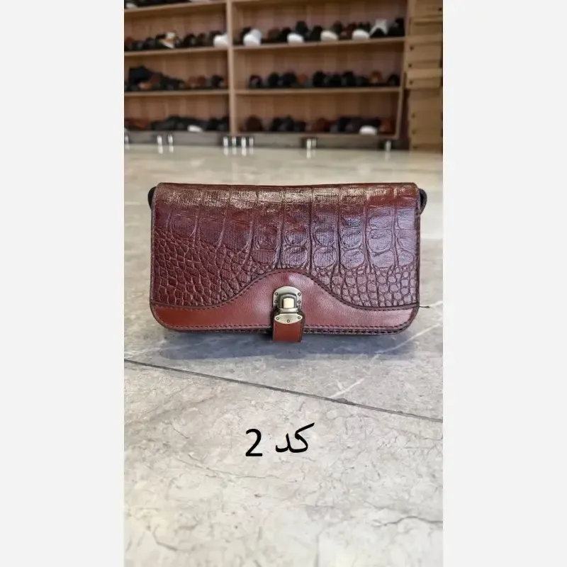 کیف اقتصادی باربی چرم طبیعی ابعاد 20 در 12